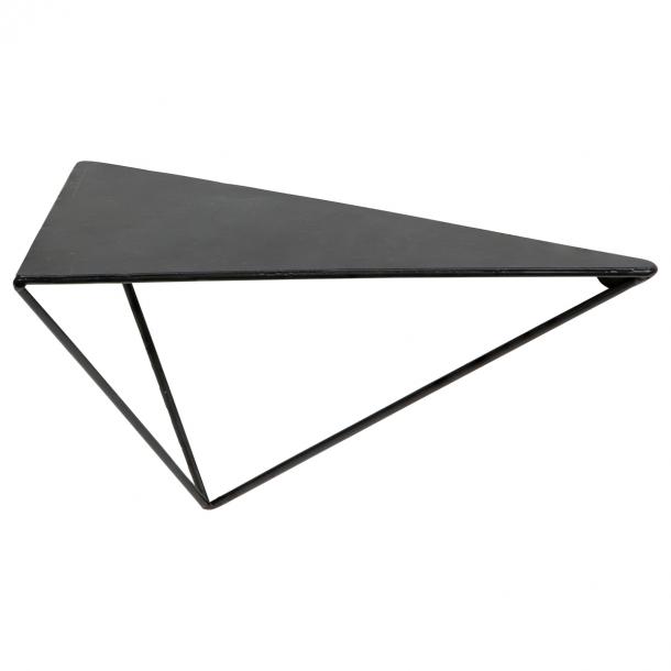 bunker Afstudeeralbum munt Wandplank driehoek mat zwart 26x15x12,5cm | Duraline